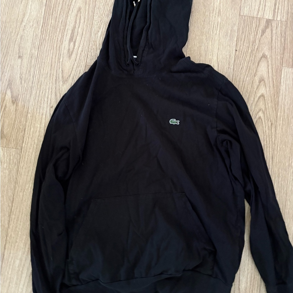 Lacoste Men's Black Hoodie